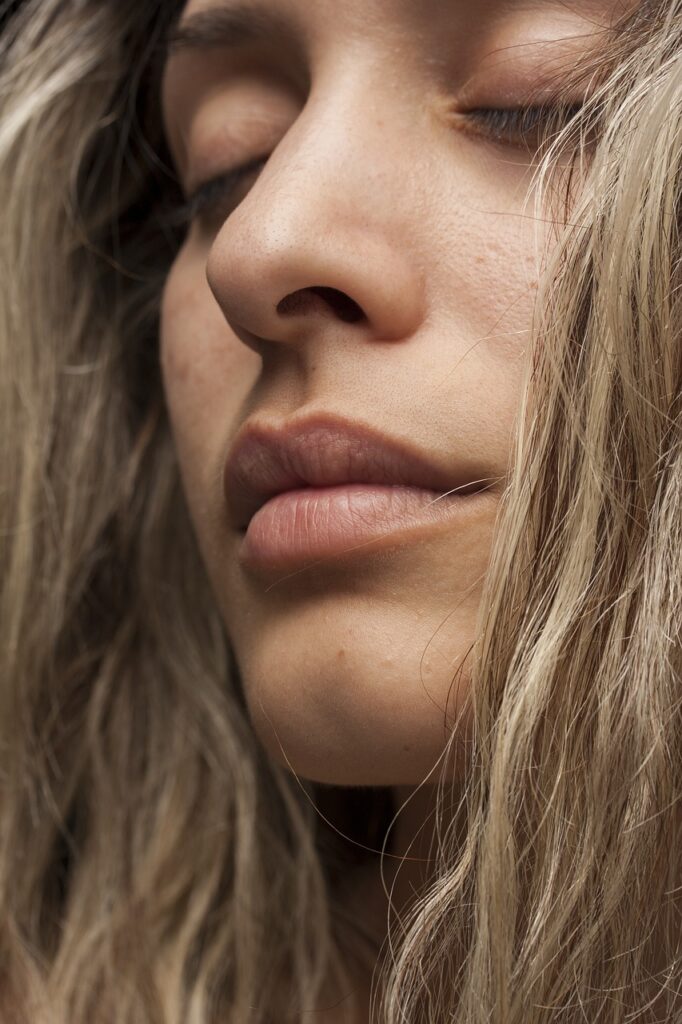 model, face, portrait